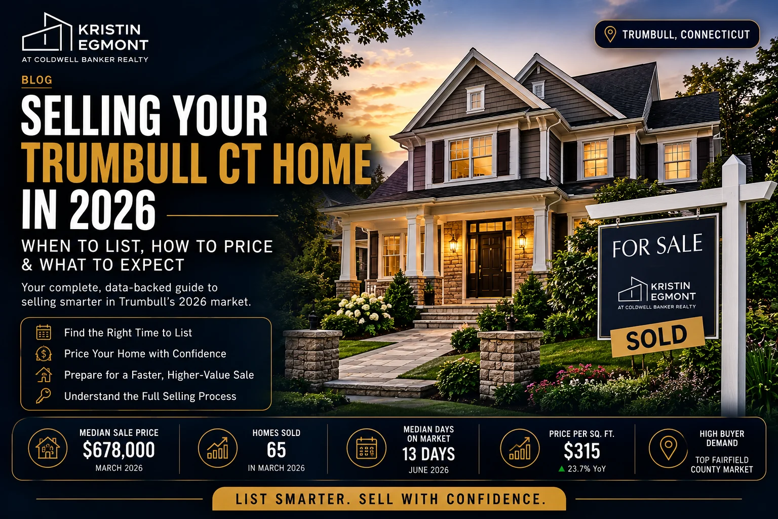 Selling Your Trumbull CT Home in 2026 When to List, Price & Maximize Value